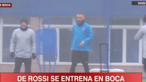 Foto de De Rossi, jugador de Boca.
