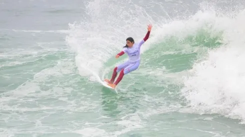 Rosas fue subcampeona del WSL/QS de Punta Lobos 2017 con solo 15 años.
