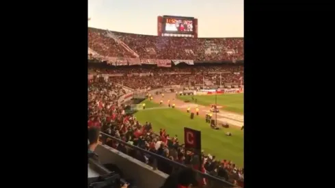 El Estadio Monumental en el partido ante Lanús.
