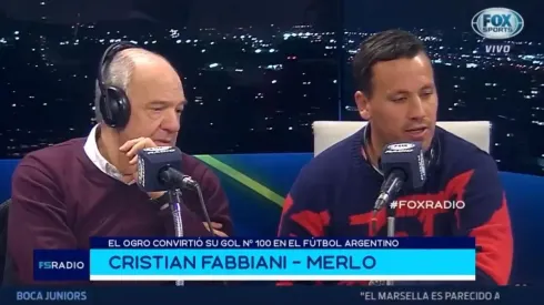 Cristian Fabbiani en 'Fox Sports Radio'.
