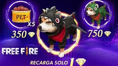 Shiba, el perrito dragón es la nueva mascota de Free Fire ¡Se puede conseguir por 1 Diamante!