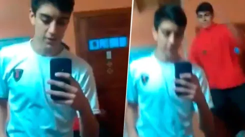 Video viral: le robó el celular a su hermano, dijo algo diabólico y se comió una patada voladora