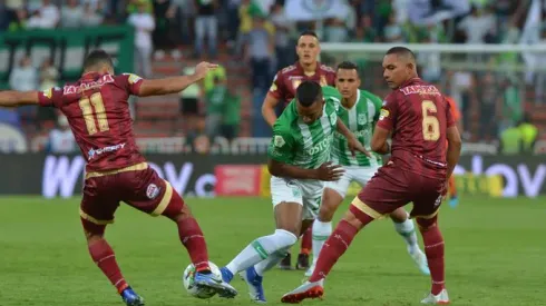 Deportes Tolima venció a Nacional por el juego de ida de los cuartos de final de la Copa Águila 2019.
