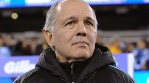 Alejandro Sabella en la Selección Argentina.
