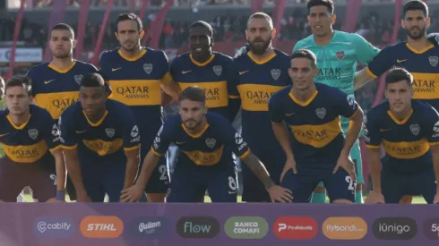 Boca Juniors en el Estadio Monumental.
