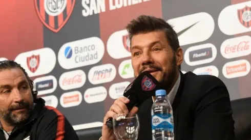 Marcelo Tinelli, presidente de San Lorenzo.
