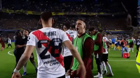 "¡En su cancha, en su cancha!": Santos Borré desatado en la celebración de River Plate