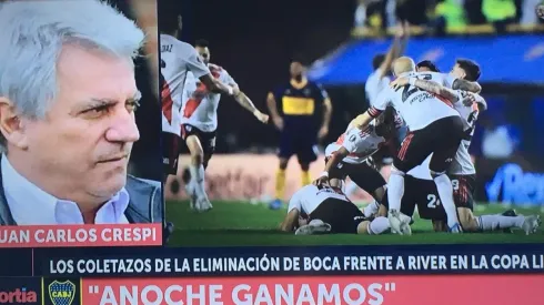 Crespi se calentó en vivo, se la pudrió a River y tiró: "Anoche ganamos, no fue un fracaso"