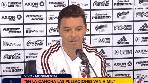 Foto de Marcelo Gallardo, entrenador de River.
