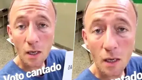 ¿Qué hace, señor? Cortese subió un video votando y se hizo viral enseguida