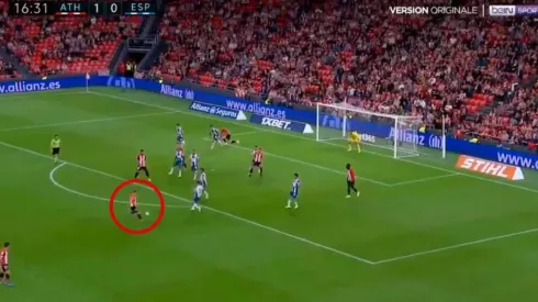 Pecho, pique y al arco: Muniaín hizo el gol soñado para el Athletic