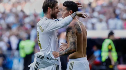 Jugadores del Real Madrid están decepcionados con James, en especial Sergio Ramos