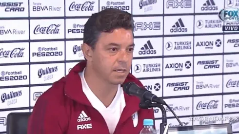 Foto de Marcelo Gallardo, entrenador de River.
