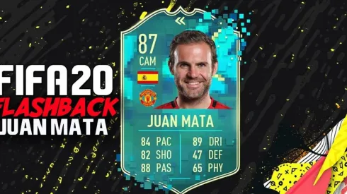 Juan Mata disponible como Flashback SBC en el FUT del FIFA 20