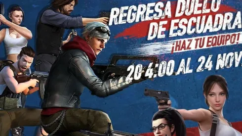 Duelo de Escuadras regresa a Free Fire por tiempo limitado