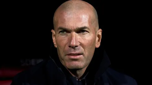 Foto de Zinedine Zidane, entrenador del Real Madrid.
