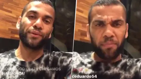 A Dani Alves le preguntaron por River y respondió: "¡Soy de Boca!"