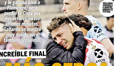 Muy tranqui: la tapa de Olé luego de la derrota agónica de River ante Flamengo