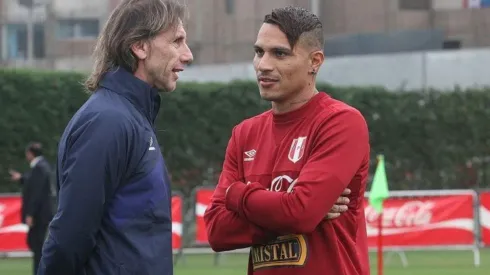 Gareca y Guerrero clasificaron al Mundial de Rusia 2018 con Perú.
