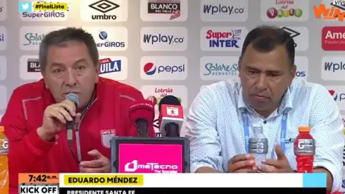 Presidente de Santa Fe insinúa que hubo "arreglo" en el juego vs. América