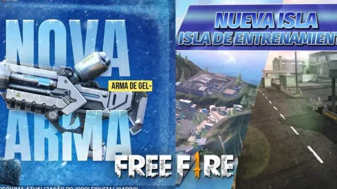 Un arma que lanza Paredes Gloo y una nueva isla llegan a Free Fire