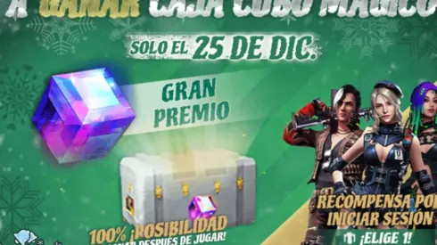 Free Fire entregará Cajas de Cubo Mágico durante Navidad