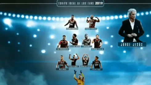 Insólito: el equipo ideal de la Libertadores 2019 solo tiene jugadores de Flamengo