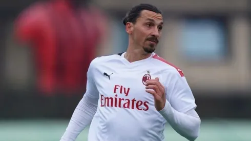 Zlatan Ibrahimovic en su vuelta a Milan.
