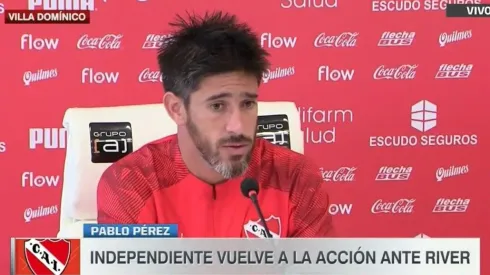 Pablo Pérez sobre jugar vs River: "No lo tomo como una revancha personal"