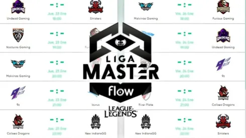 Fecha y Hora para el comienzo de la Liga Master Flow de League of Legends (Fecha 1 y 2)