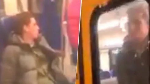 Video viral: aprovecharon que se quedó dormido y se bajaron del tren sin avisarle