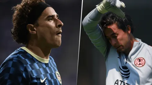 Los dos porteros se disputan el puesto.
