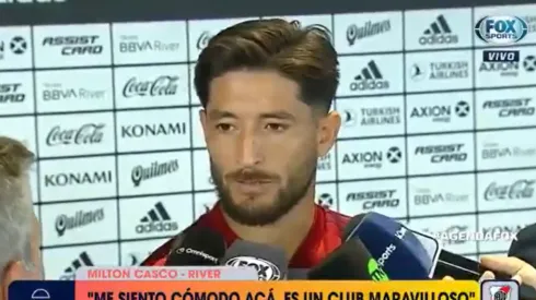 Casco, sobre la Selección: "Ojalá tenga la oportunidad de ser convocado"