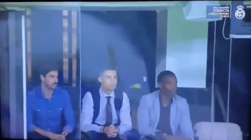 Lo que la TV no mostró: así celebró Cristiano Ronaldo el gol de Vinicius