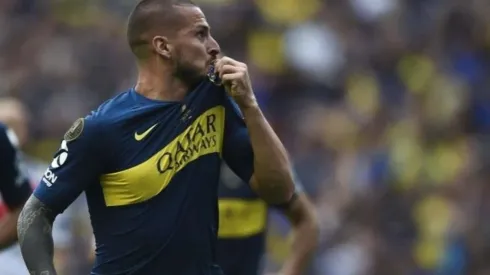 Benedetto metió tres historias para festejar el título de Boca