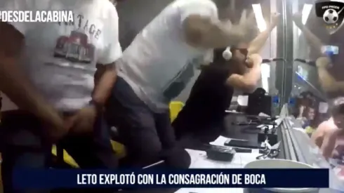 Video: Leto enloqueció con el título de Boca y se agarró 'ahí abajo' frente a la cámara