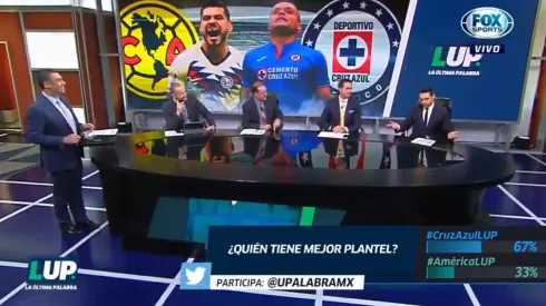 En LUP debatieron quién tiene mejor plantel entre América y Cruz Azul