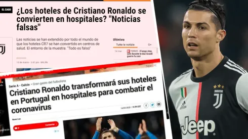 Desmienten el buen gesto de Cristiano Ronaldo por el Coronavirus