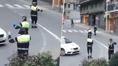 Video: policías en Andorra enloquecen por el coronavirus y se ponen a bailar Baby Shark