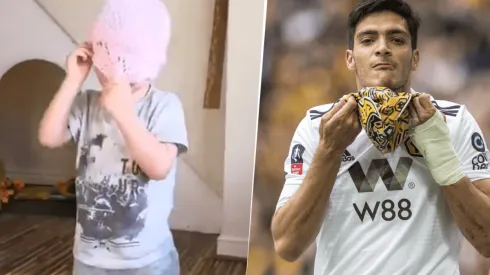 Lo más tierno que vas a ver hoy: un niño festeja los goles en cuarentena como Raúl Jiménez