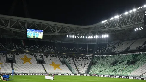 El estadio de Juventus, sin público.
