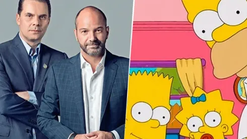 Christian Martinoli y Luis García fueron convertidos en personajes de Los Simpson.
