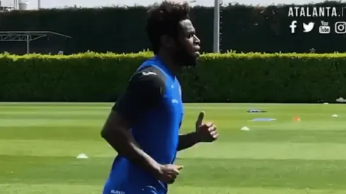 A full: así se entrena Duván Zapata, tras volver a prácticas con Atalanta