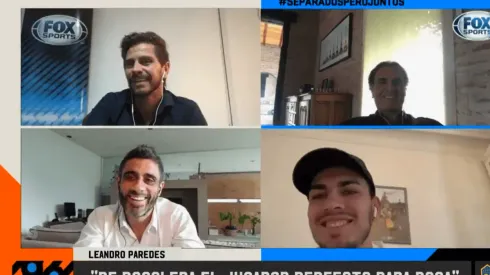 Le preguntaron por el buen momento de River y Paredes respondió picante: "Les falta mucho"