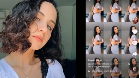 Sigrid Bazán es muy activa en TikTok.
