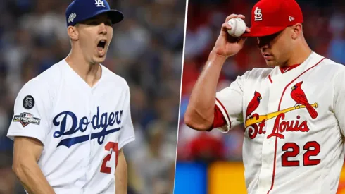 Walker Buehler y Jack Flaherty. Foto: Getty.
