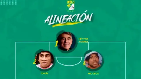 El León alineó a los mejores personajes de Héctor Suárez como homenaje al legendario actor.
