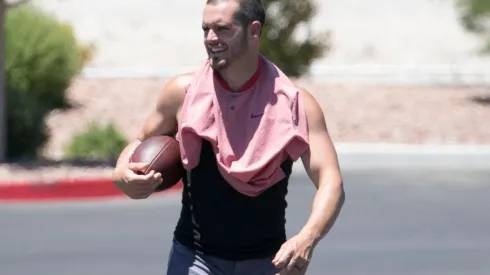 Derek Carr, jugador de Las Vegas Raiders.
