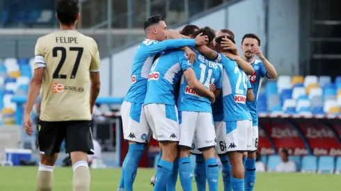 Napoli cumplió con la tarea del día y le ganó 3 a 1 al SPAL