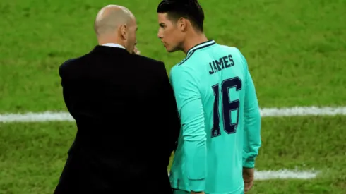 Zidane volvió a responderle a James: "Está diciendo la verdad, no me molesta"